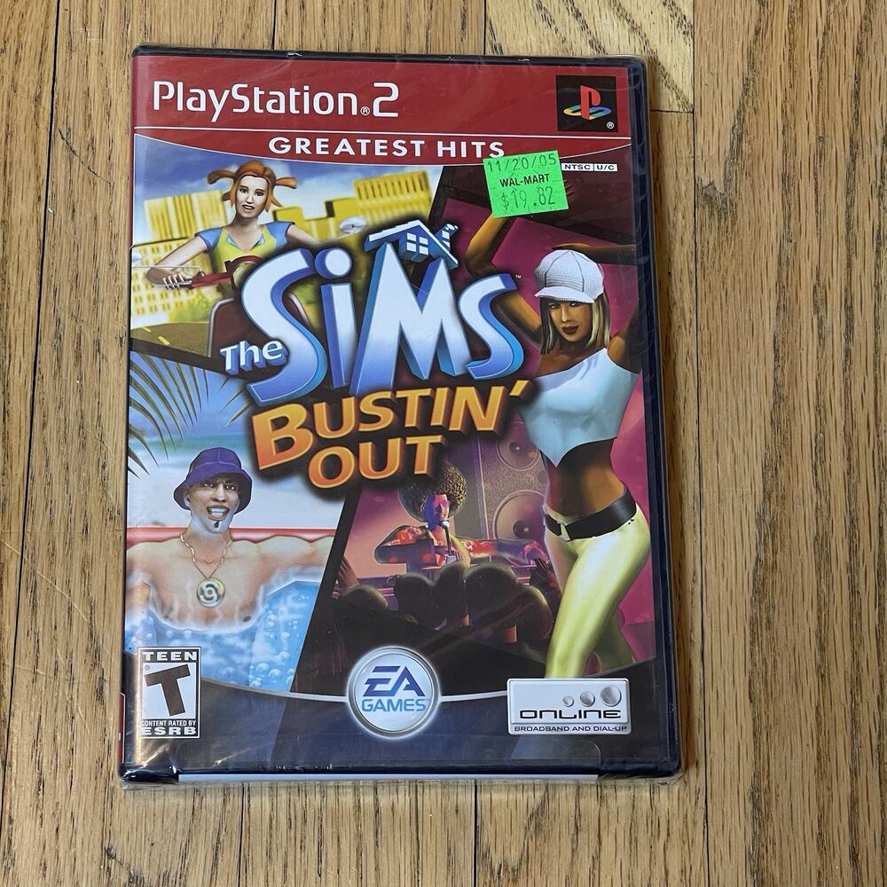 Sims Bustin Out NEW factory sealed Playstation 2 PS2